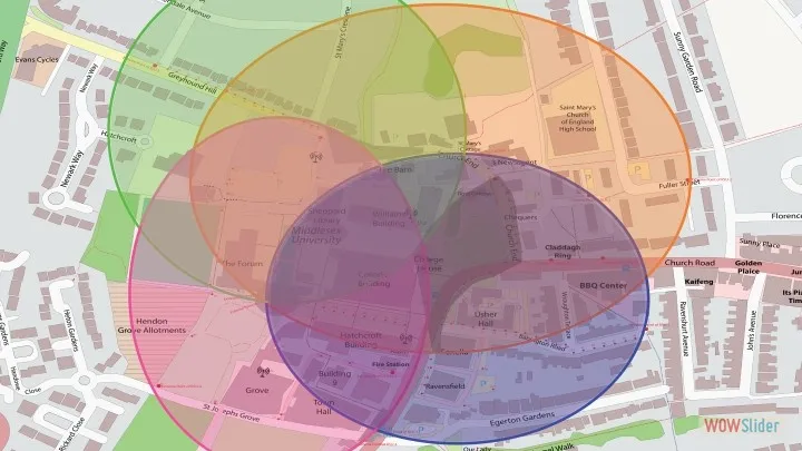 Initial Coverage Map of VANET Testbed @MDX jquery slider